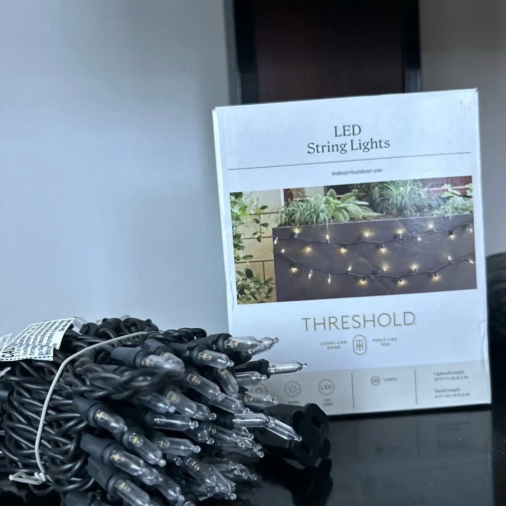 Threshold LED String Lights - Soft White Glow new in box